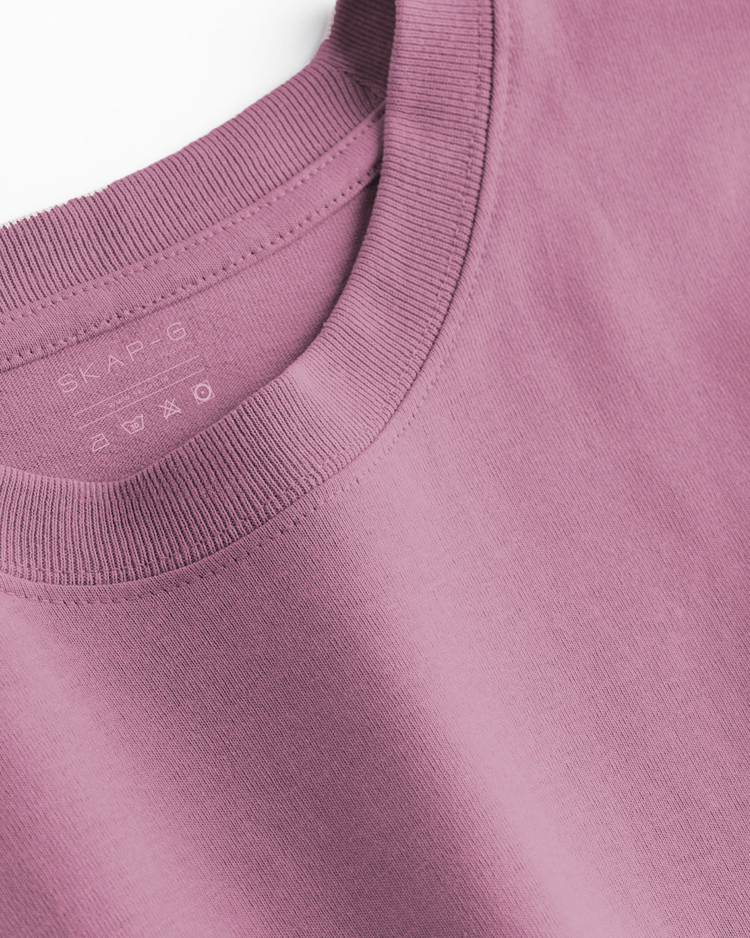 Mauve Male Oversized T-Shirt & Lounge Shorts Co-Ords