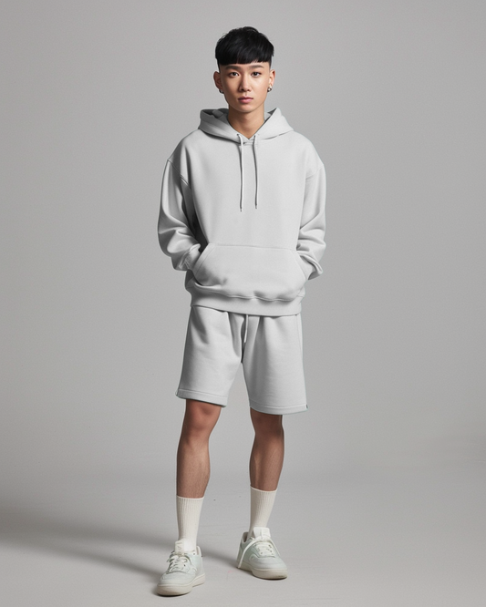 Blanche Oversized Hoodie & Lounge Shorts Co-Ords