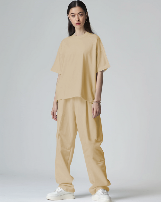 Fawn Oversized T-Shirt & Lounge Pants Co-Ords