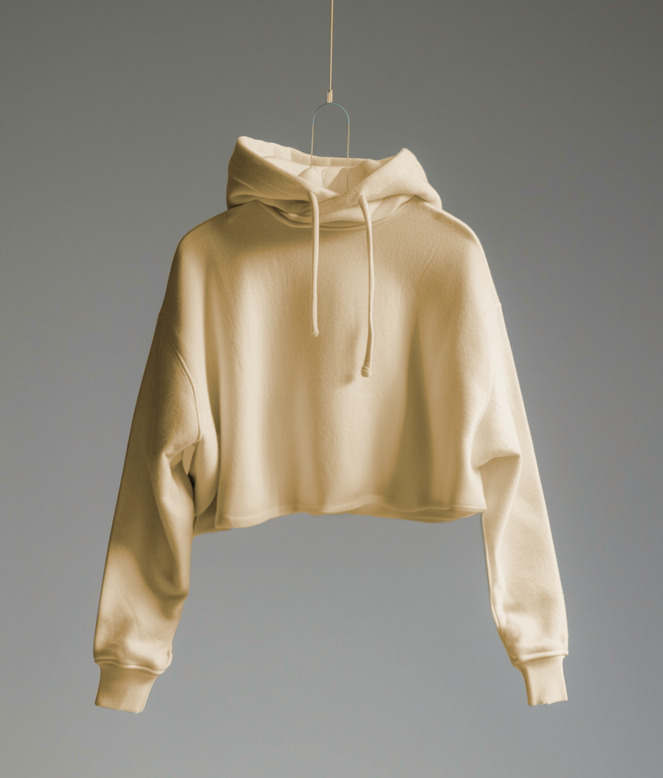Fawn Oversized Crop Hoodie & Lounge Pants Co-Ords