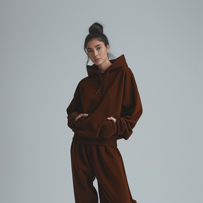 Mocha Female Oversized Summer Hoodie