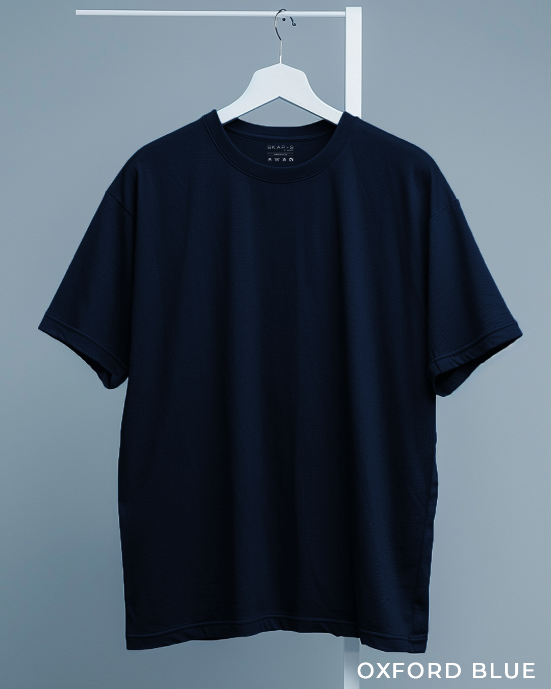 Oxford Blue Female Oversized T-Shirt & Lounge Shorts Co-Ords