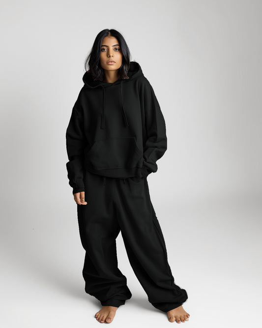 Raven Female Oversized Hoodies & Lounge Pants Co-Ords