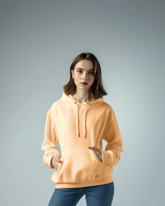 Beige Female Regular Summer Hoodie