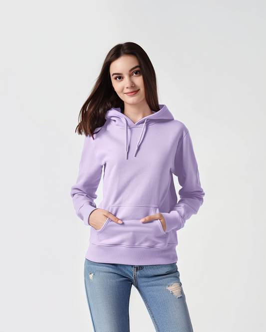 Lilac Female Regular Summer Hoodie