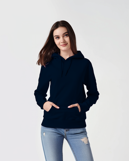 Oxford Blue Female Regular Summer Hoodie