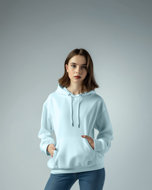 Seafoam Mist Female Regular Summer Hoodie