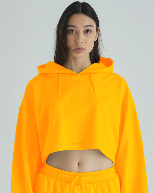 Alfonso Oversized Summer Crop Hoodie