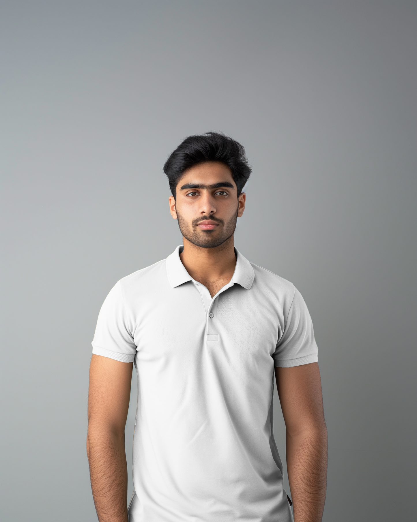 Blanche Male Solid Polo T-Shirt