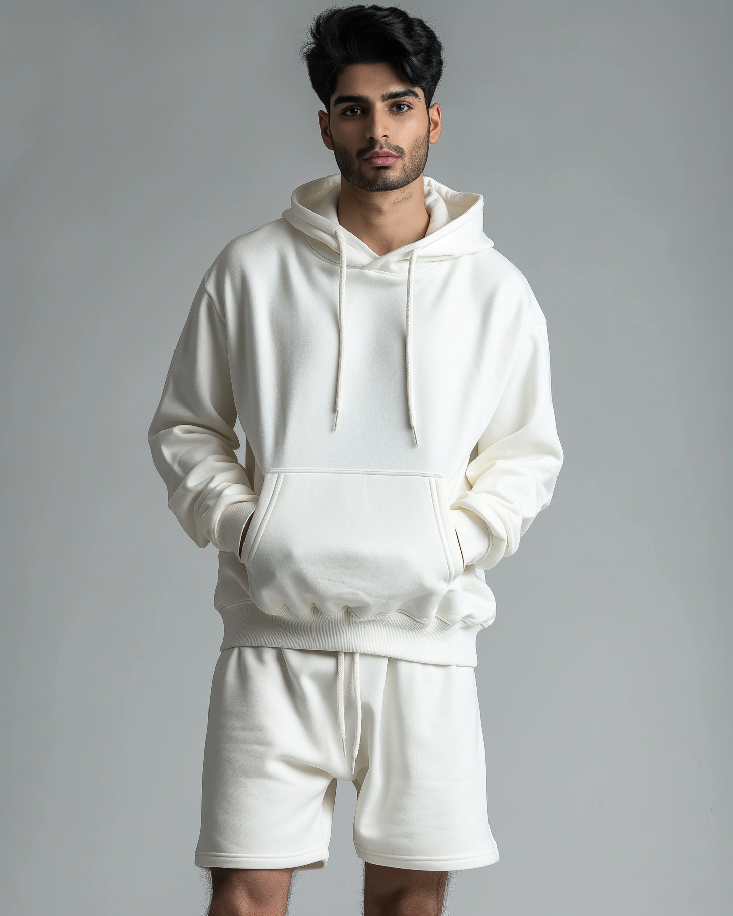 Blanche Oversized Hoodie & Lounge Shorts Co-Ords