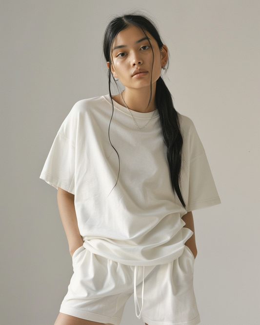 Blanche Oversized T-Shirt & Lounge Shorts Co-Ords