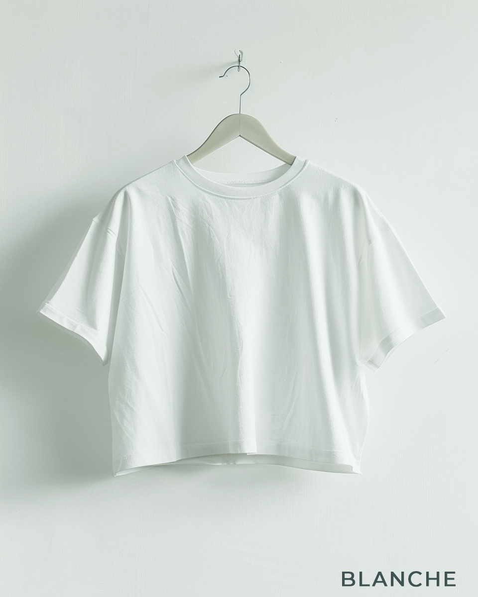 Blanche Crop Oversized T-Shirt