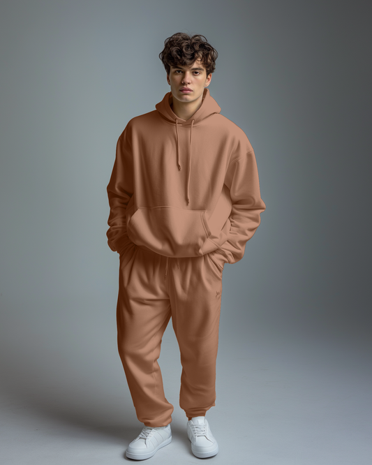 Fawn Male Oversized Hoodie & Lounge Pants Co-Ords