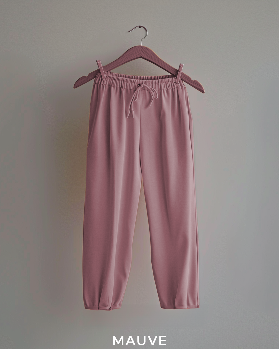 Mauve Oversized Crop T-Shirts & Lounge Pants Co-Ords