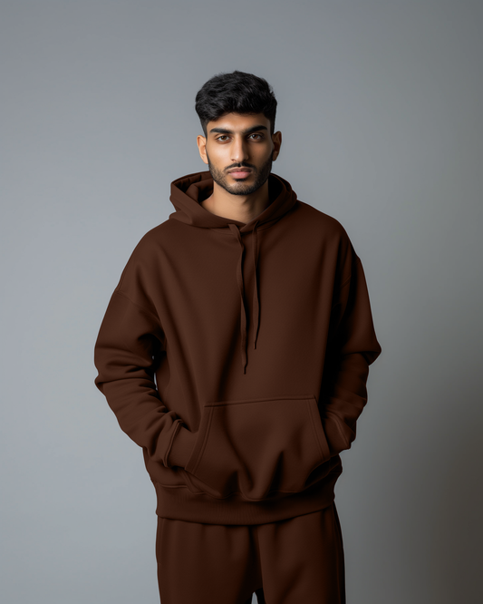 Mocha Male Oversized Summer Hoodie