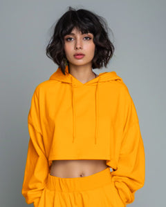 Alfonso Female Oversized Summer Crop Hoodies & Lounge Pants Co-Ords