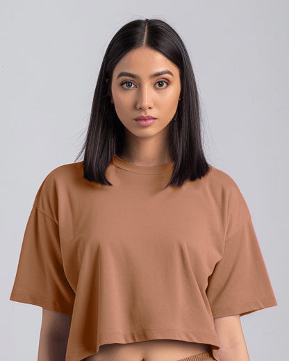 Fawn Crop Oversized T-Shirt