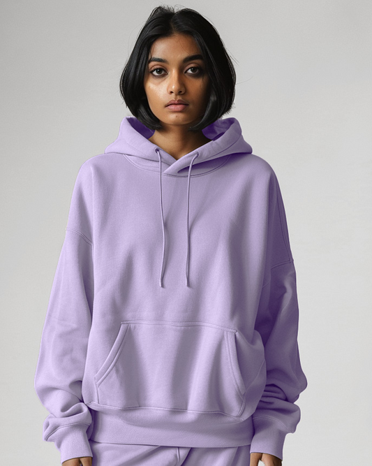 Lilac Female Oversized Summer Hoodie