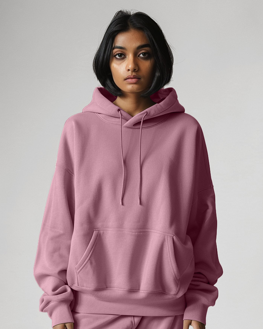 Mauve Female Oversized Summer Hoodie