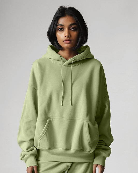 Sage Green Female Oversized Summer Hoodie