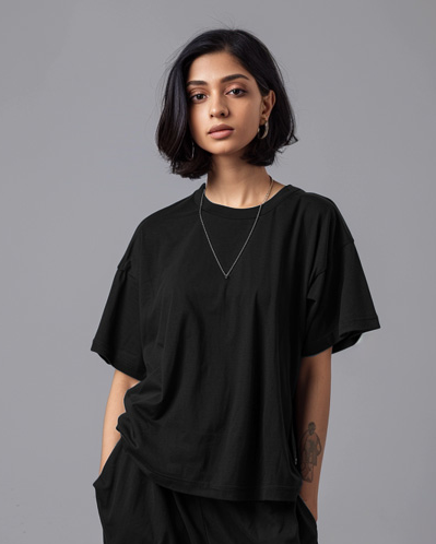 Raven Female Oversized T-Shirt