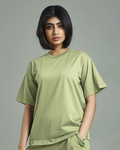 Sage Green Female Oversized T-Shirt