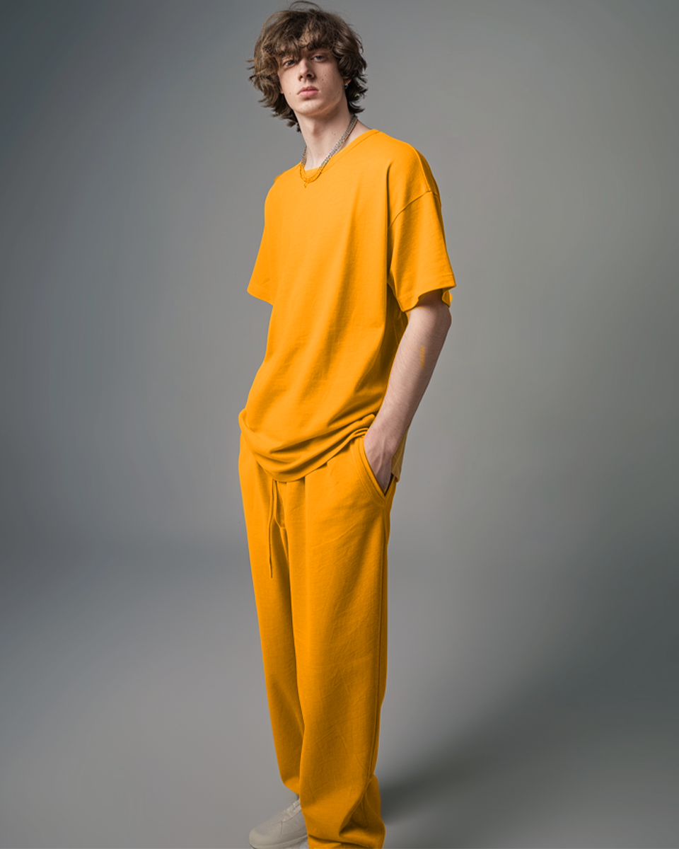 Alphonso Men Oversized T-Shirt & Lounge Pants Co-Ords