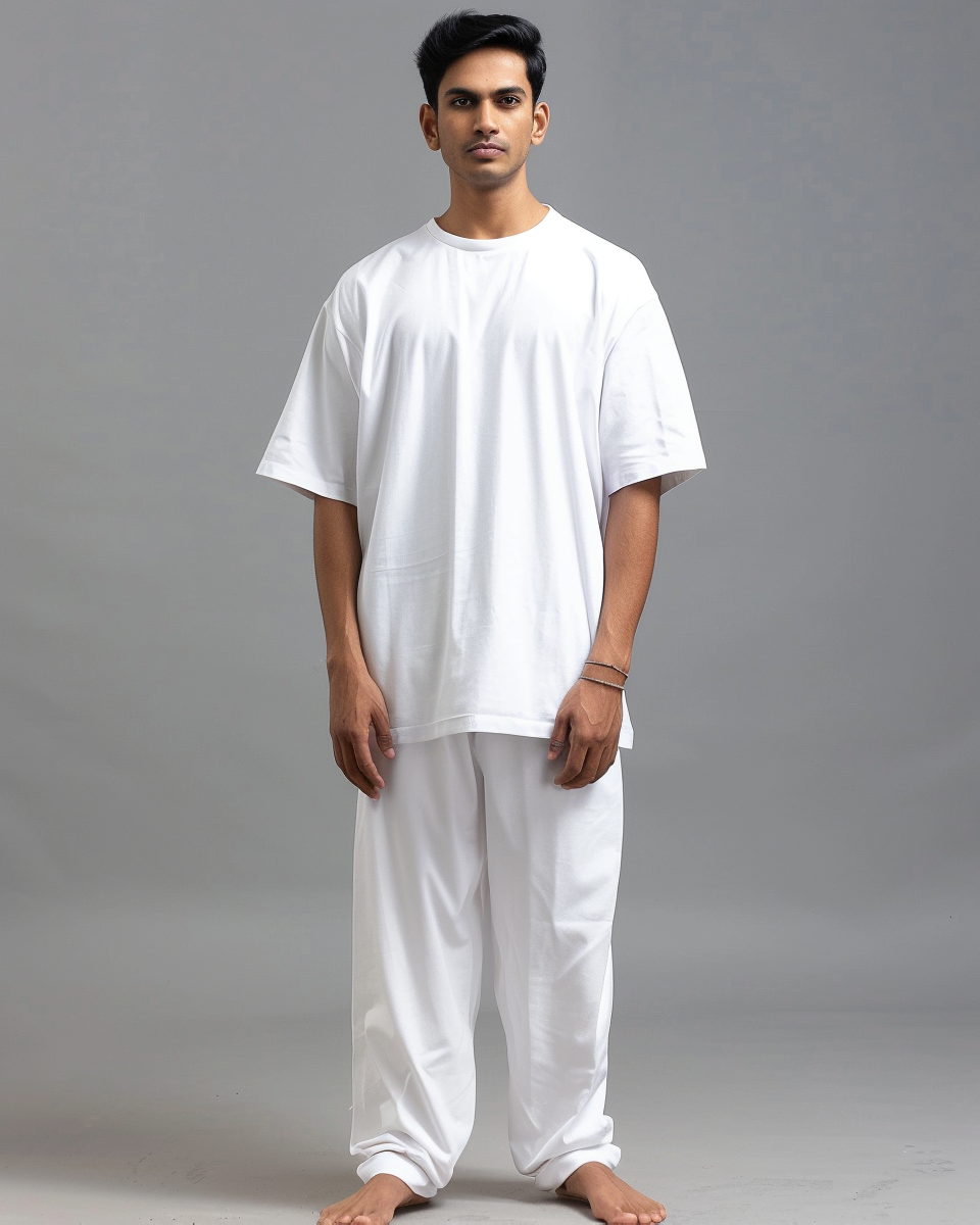 Blanche Male Oversized T-Shirt & Lounge Pants Co-Ords