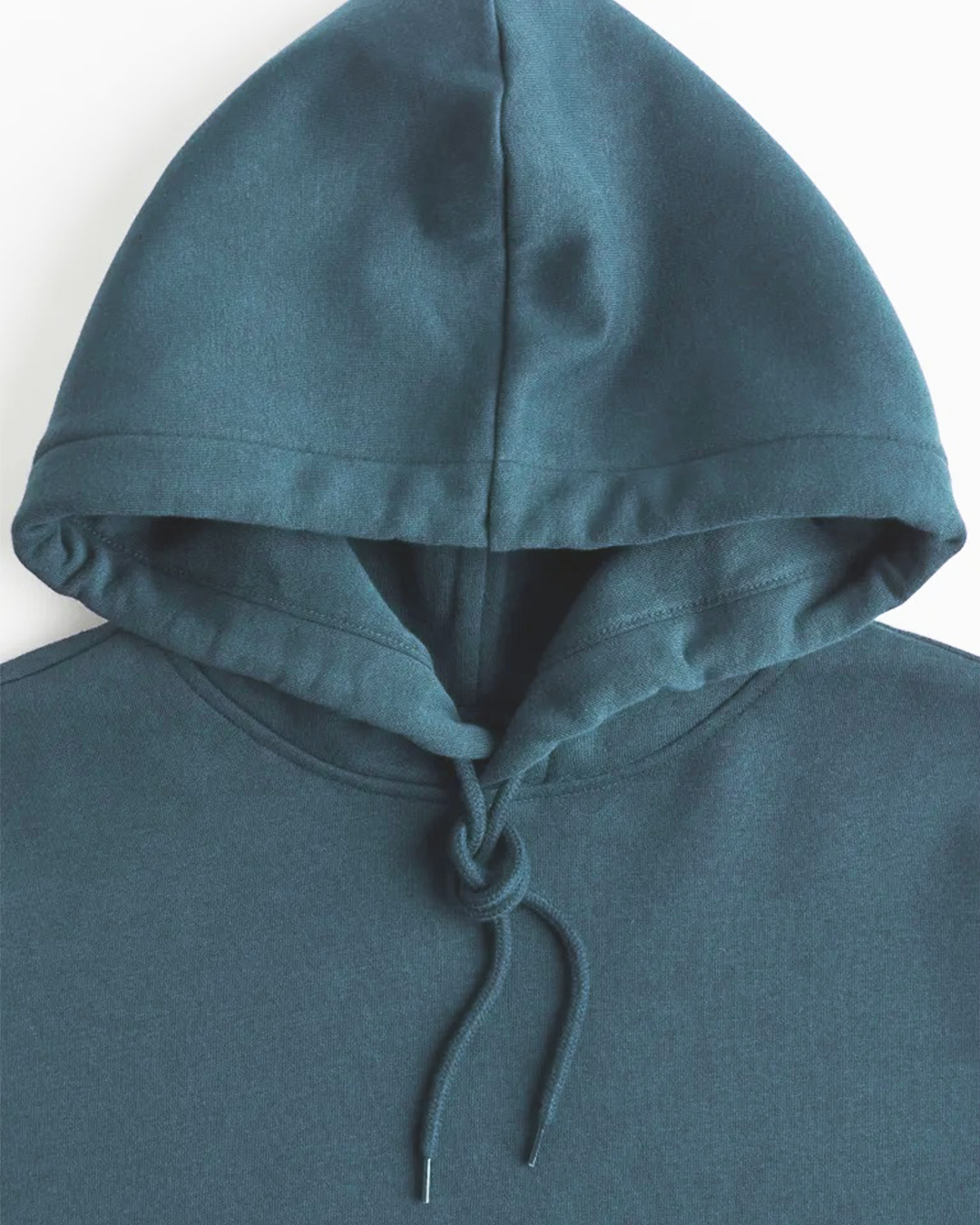 Turkish Blue Oversized Summer Crop Hoodie