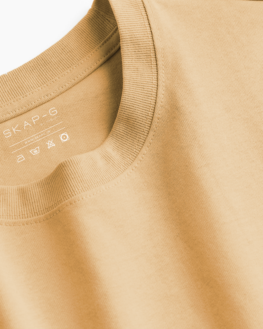 Beige Male Oversized T-Shirt