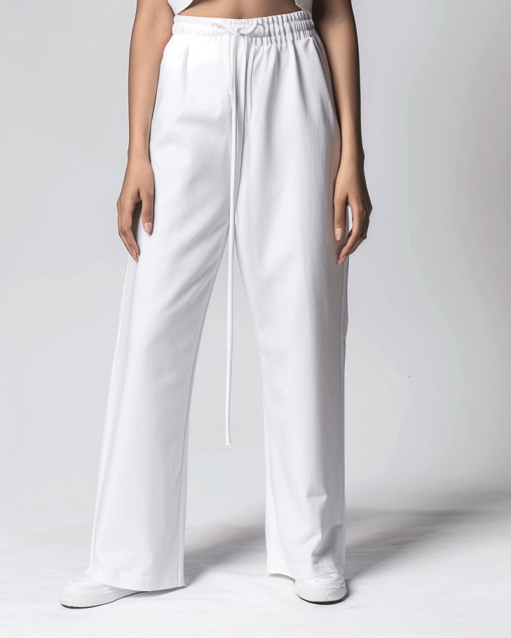Blanche Female Oversized Crop T-Shirts & Lounge Pants Co-Ords