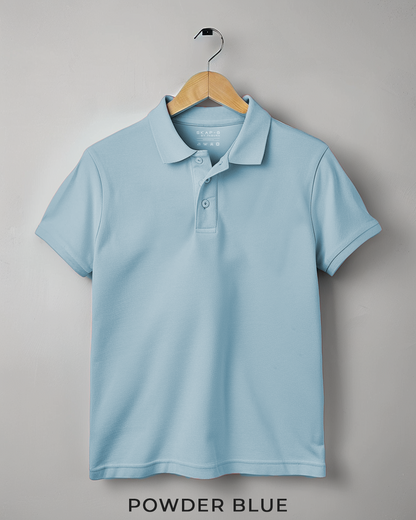 Pack of 3 Unisex Solid Polos