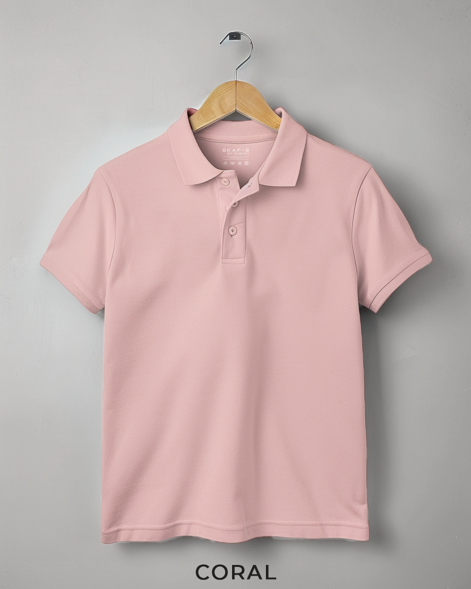 Pack of 2 Unisex Solid Polos