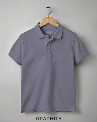 Pack of 3 Unisex Solid Polos