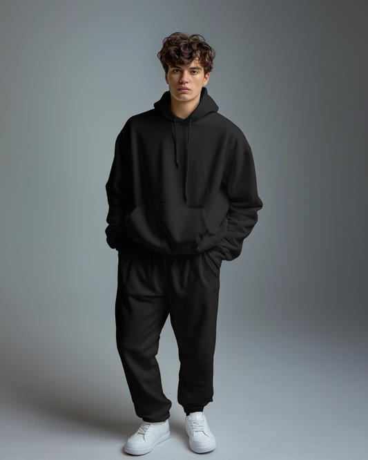 Raven Male Oversized Hoodie & Lounge Pants Co-Ords