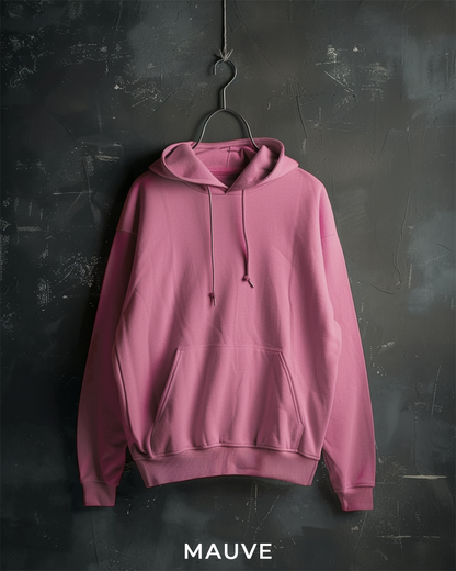 Mauve Male Regular Summer Hoodie