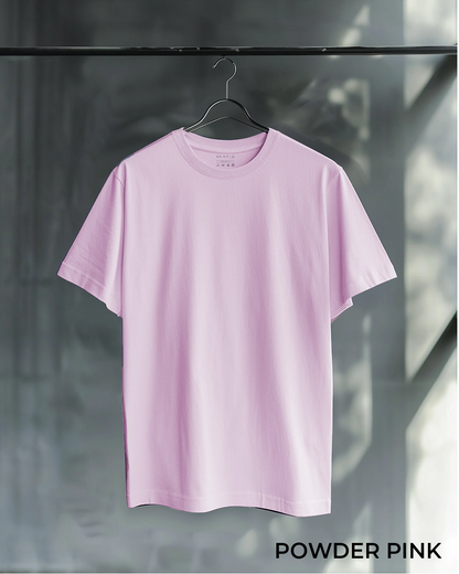 Powder Pink Female Regular T-Shirt