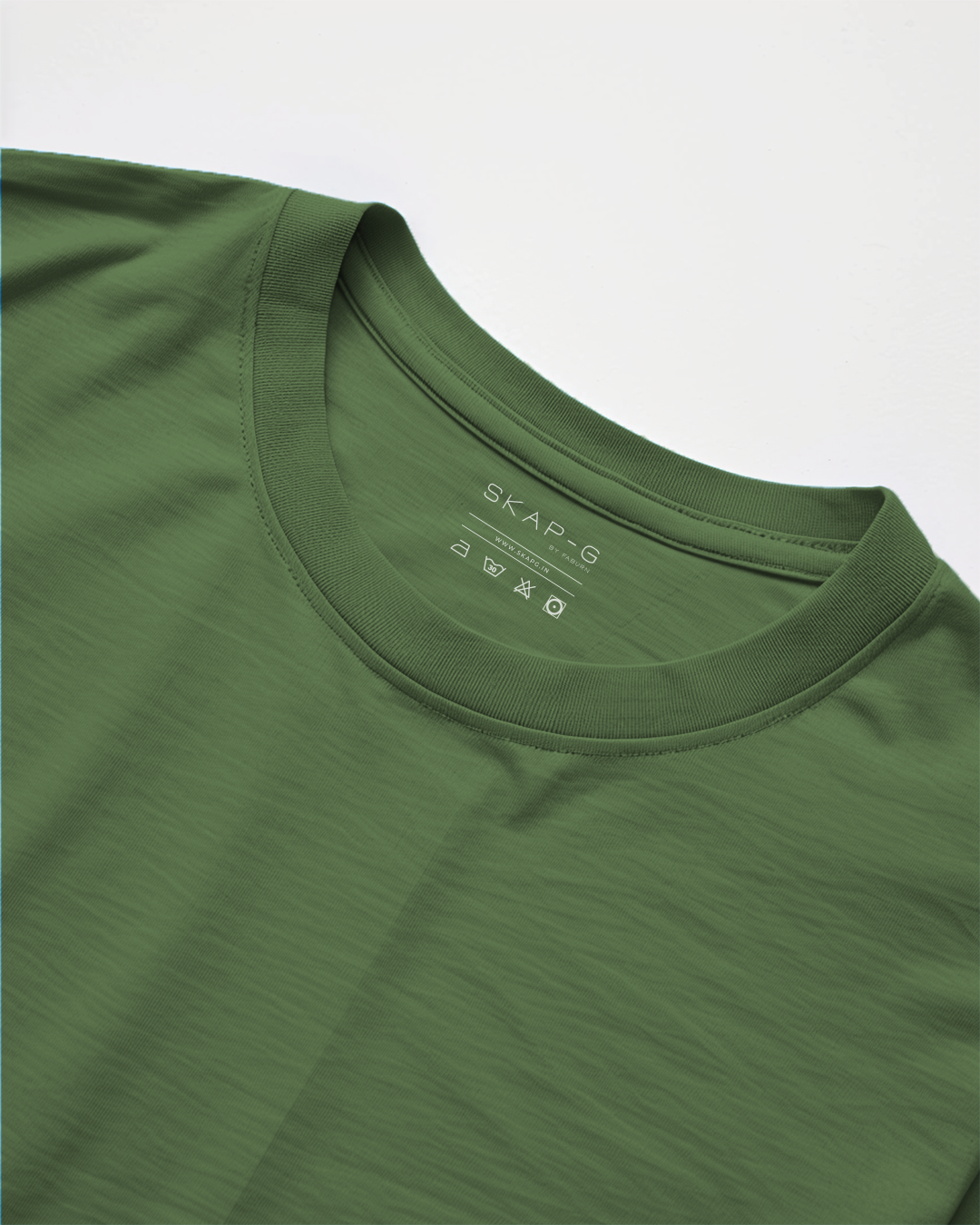 Sage Green Male Regular T-Shirt