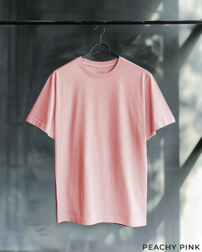 Peachy Pink Male Regular T-Shirt