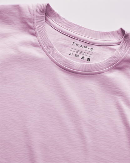 Powder Pink Male Regular T-Shirt