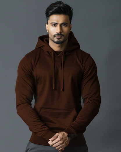 Mocha Male Regular Summer Hoodie