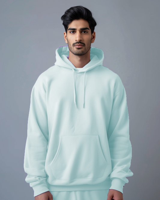 Seafoam Mist Male Regular Summer Hoodie