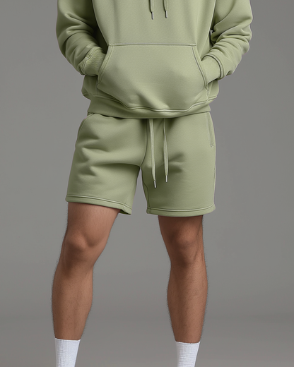 Sage Green Male Lounge Shorts