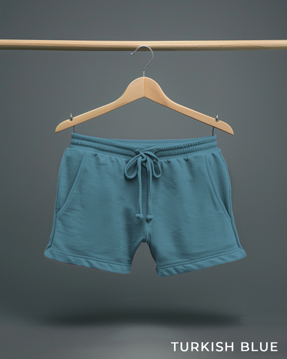 Turkish Blue Female Lounge Shorts