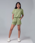 Sage Green Female Lounge Shorts