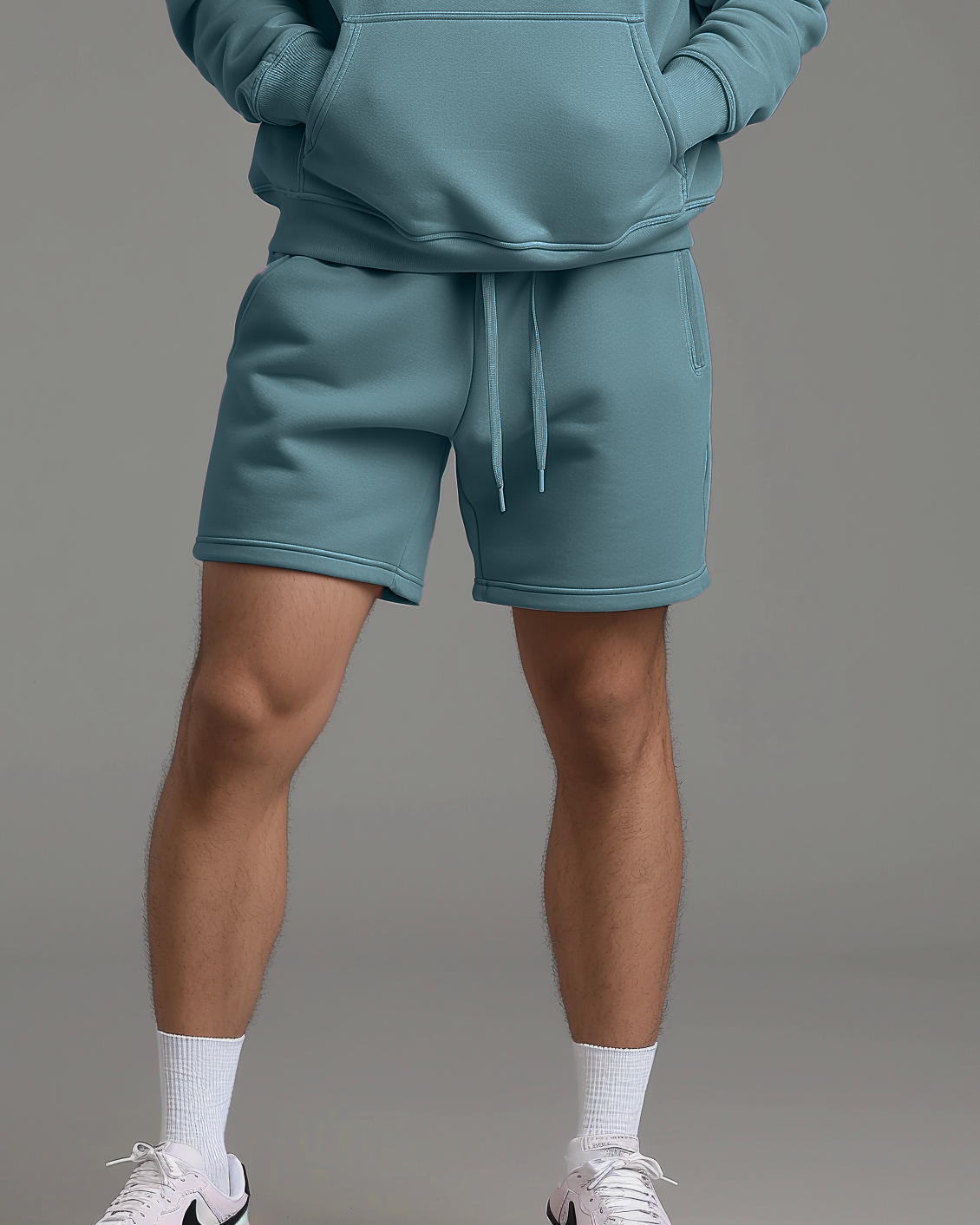 Turkish Blue Male Lounge Shorts