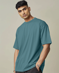 Turkish Blue Male Oversized T-Shirt