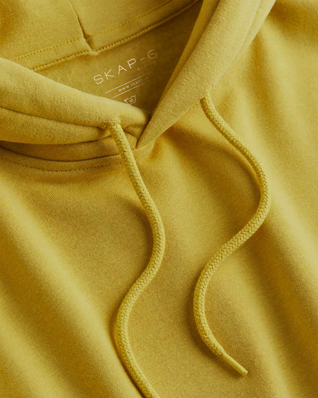 Yellow Orche Oversized Crop Hoodie & Lounge Pants Co-Ords