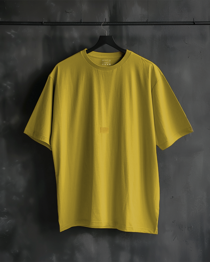 Yellow Orche Oversized T-shirts & Lounge Shorts Co-Ords